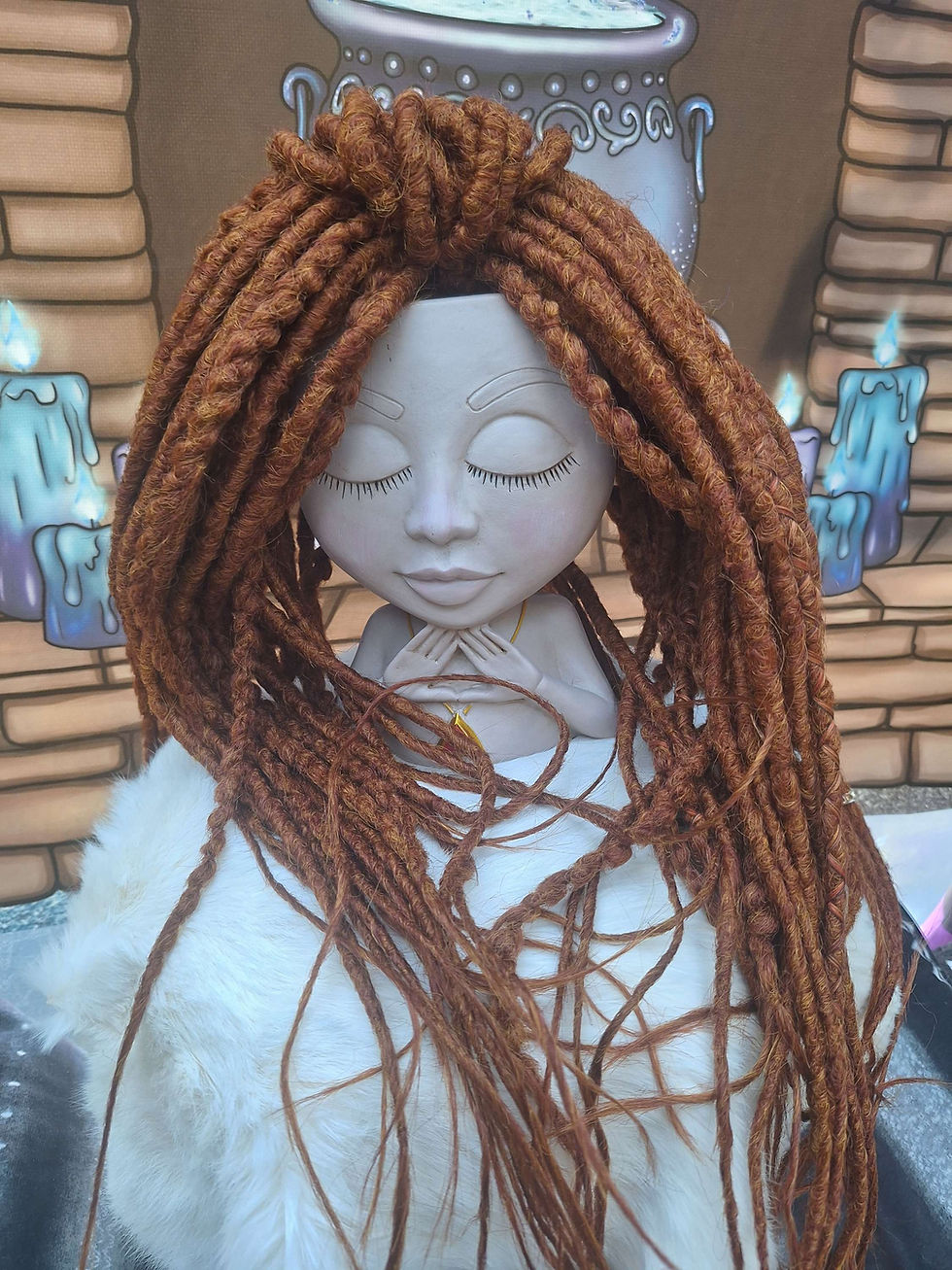 Miniaturbild: Dread Set Ginger mischung