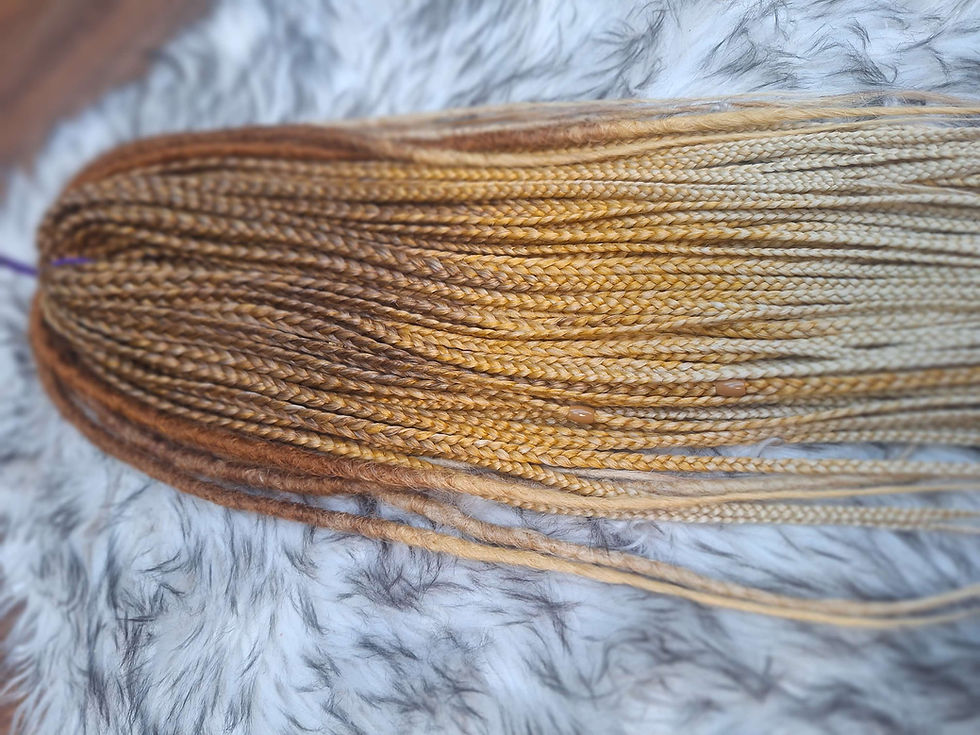 Miniaturbild: Braid Set hell Braun Ombree