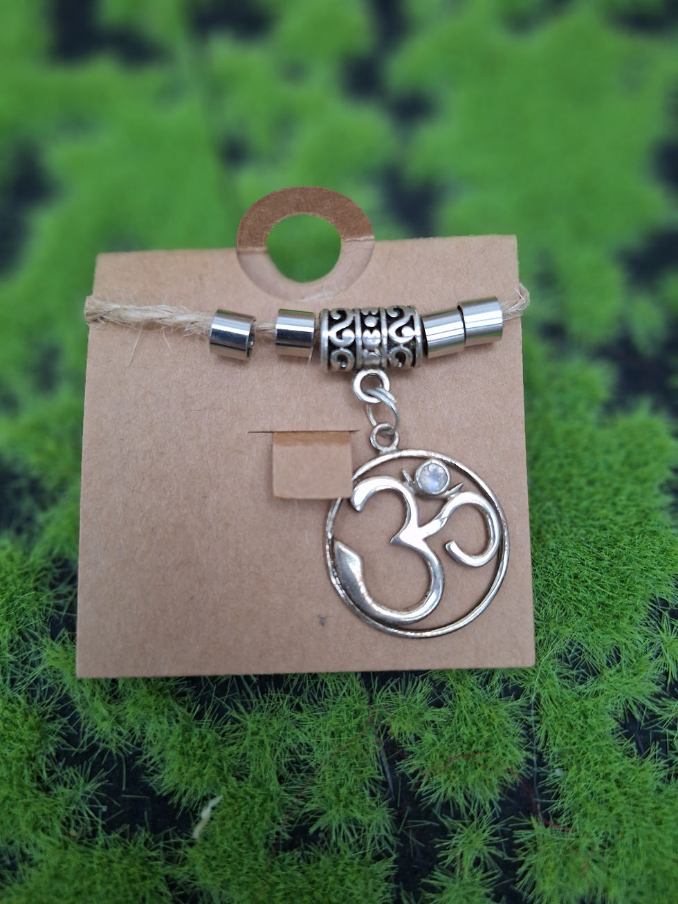 Dread und Braid Schmuck Mondstein 925 Silber