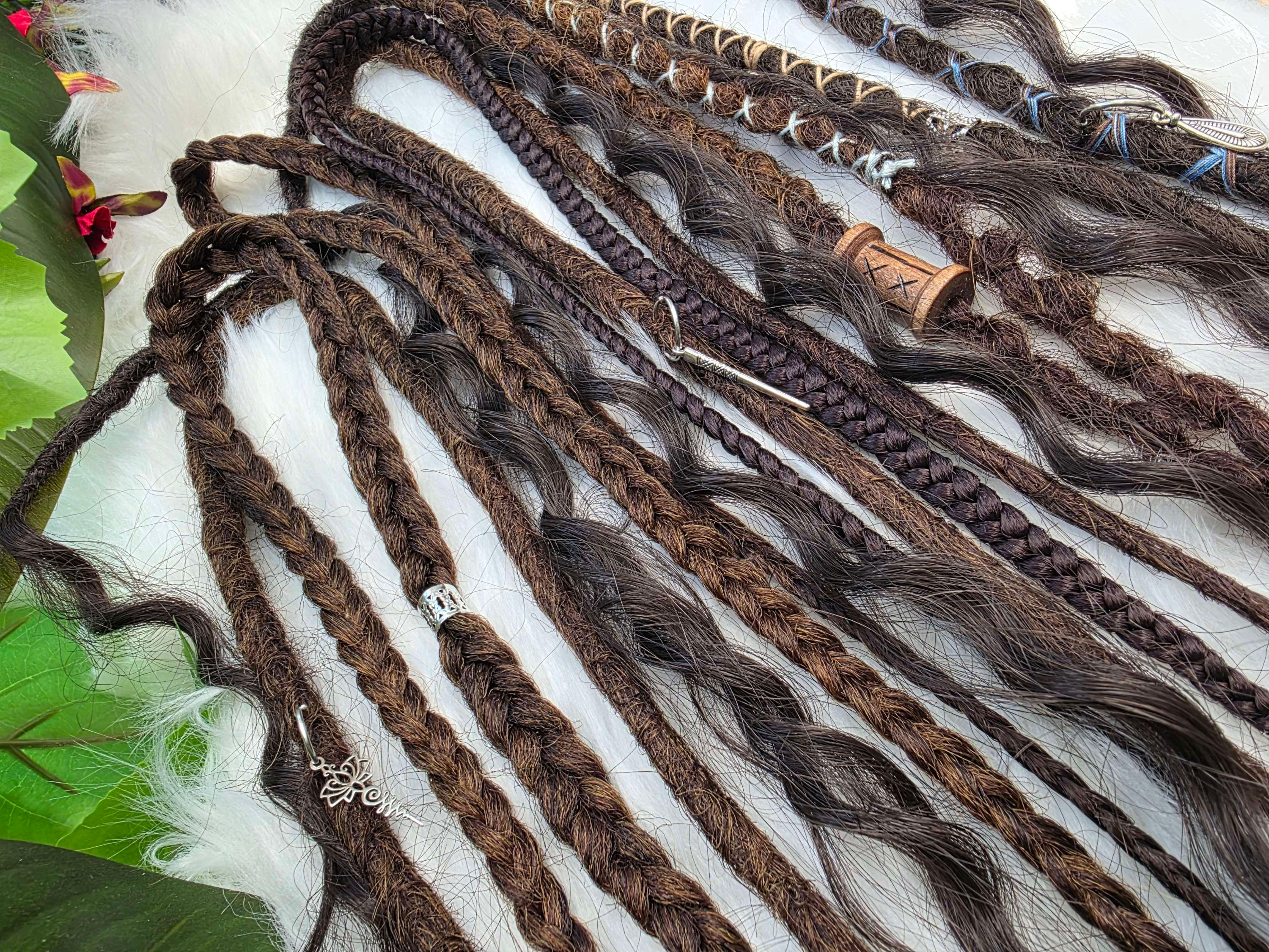 Dread Set Unterhaar 12 Stk Braun