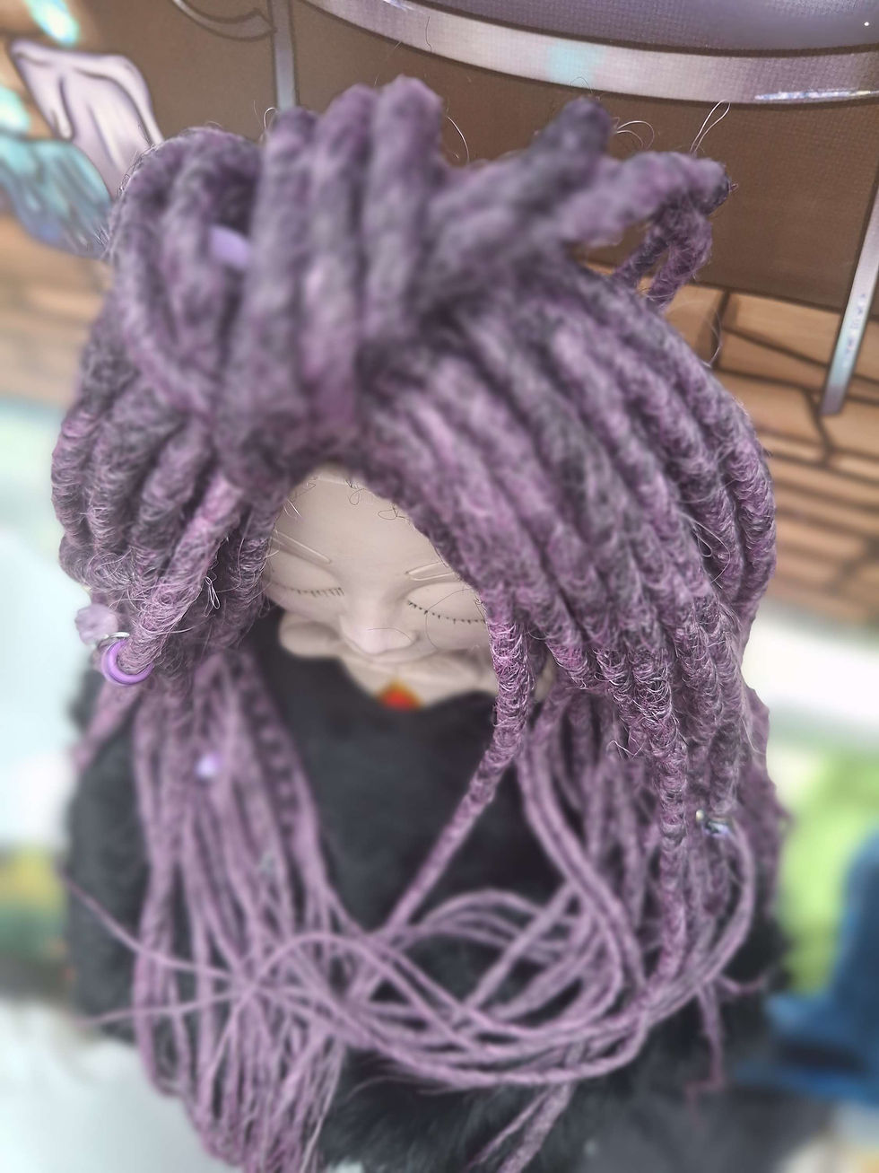 Miniaturbild: Dread Set Lila- Schwarz 
