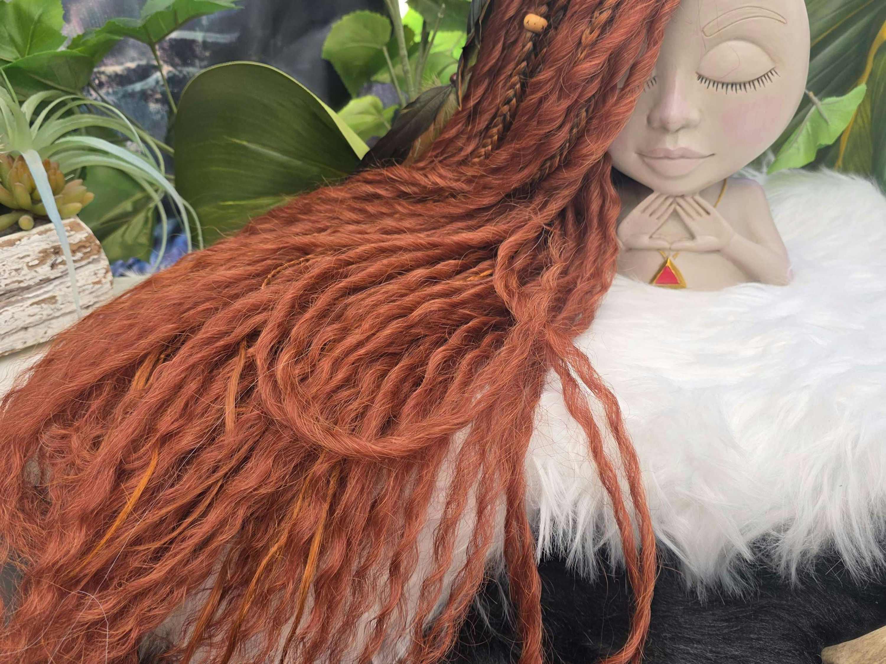 Langes Haarset Ginger