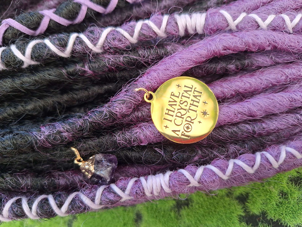Miniaturbild: Dread Set Schwarz Violett Metallic Ombree 