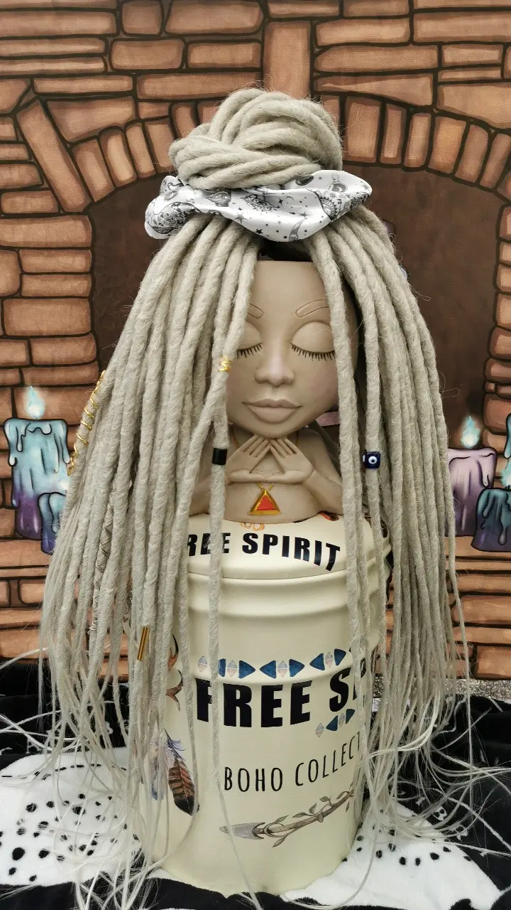 Dread Set Grau/ Blond