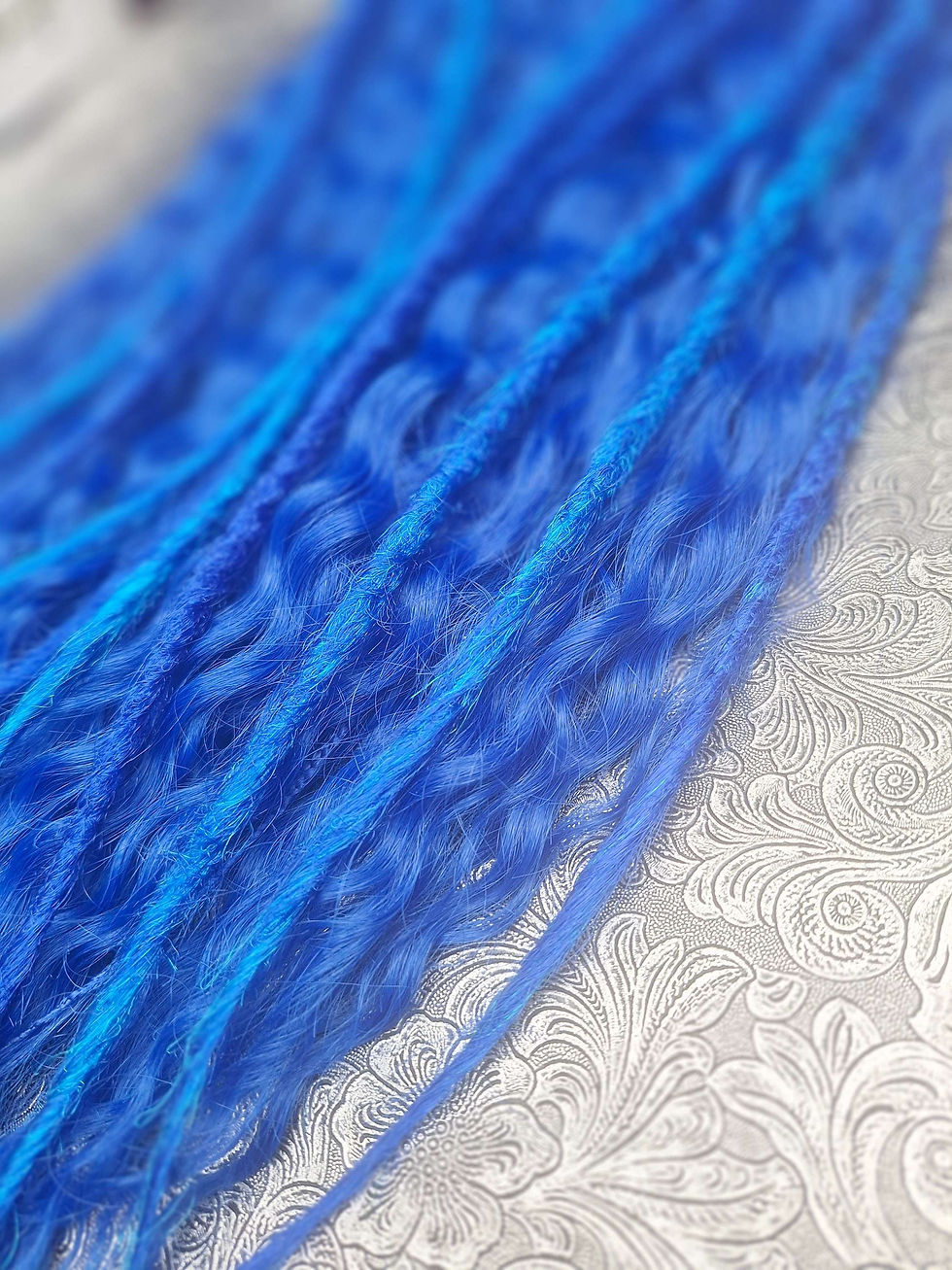 Miniaturbild: Curly Hair Königs Blau