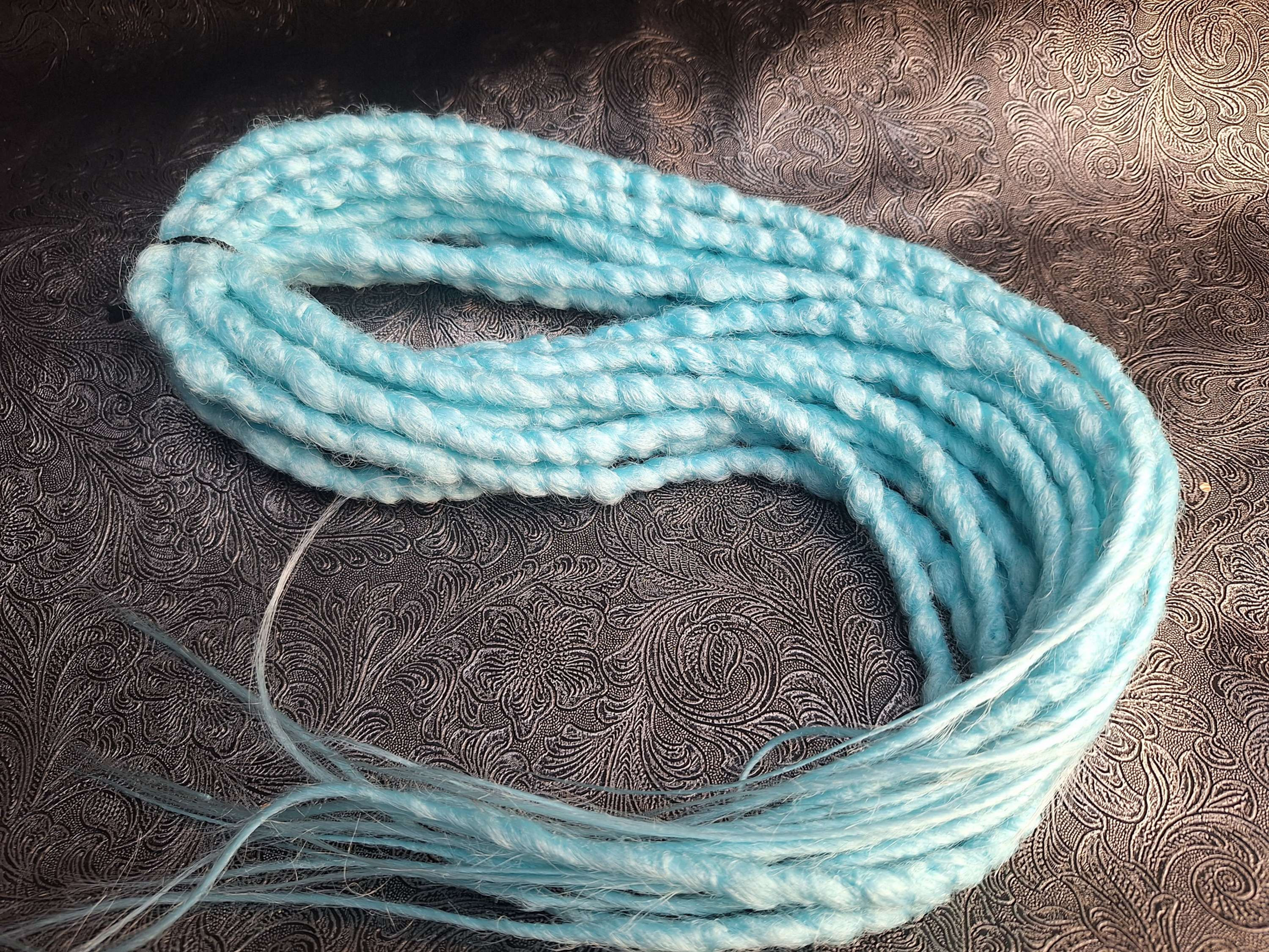 Double Ended Dreads Einzelverkauf hell Blau