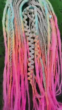 Miniaturbild: Braids und Dread Set Fucking Flamingo 🦩