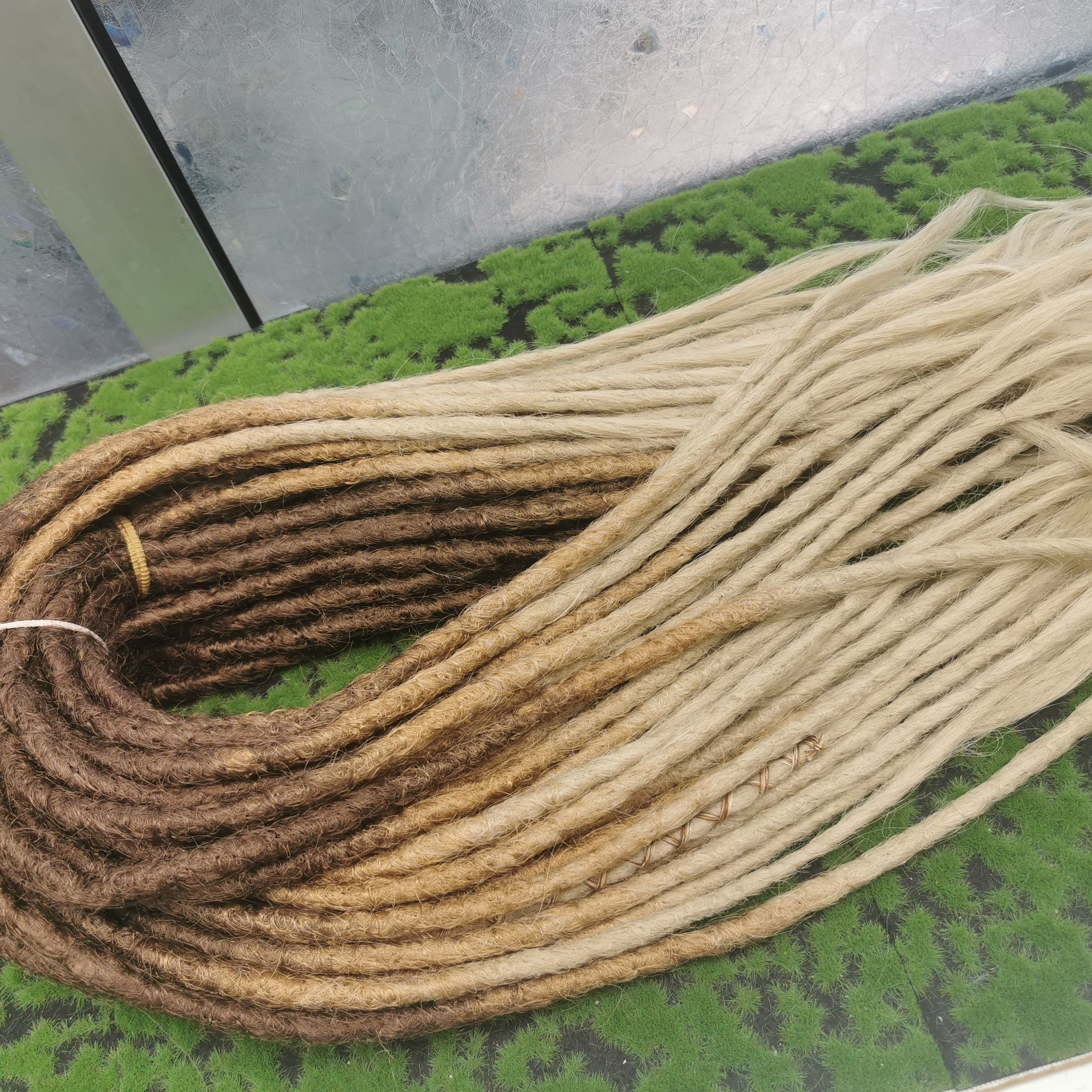 Double Ended Einzelvetkauf Braun-Caramel-Blond