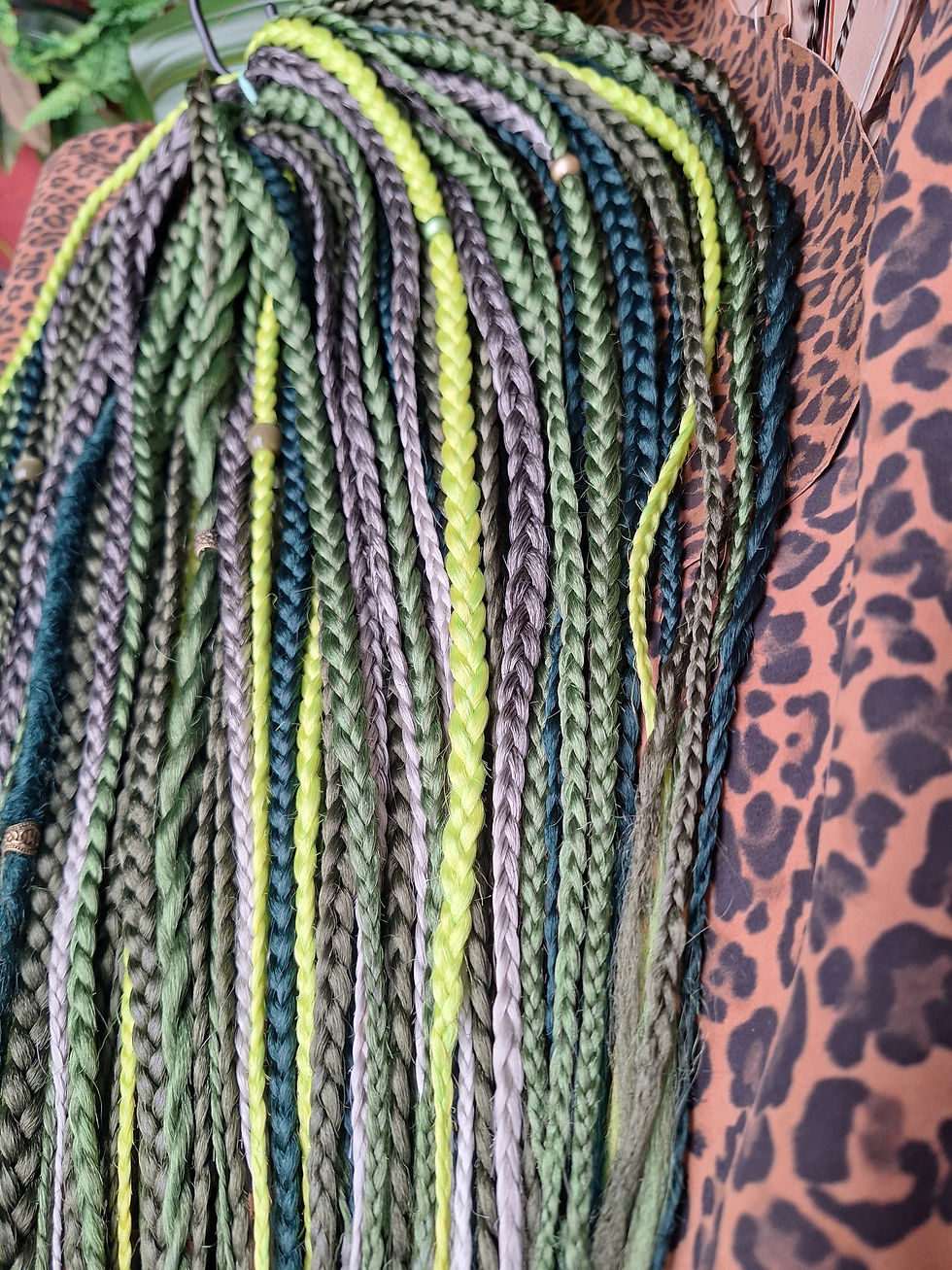 Miniaturbild: Braid Set Grün gemischt 