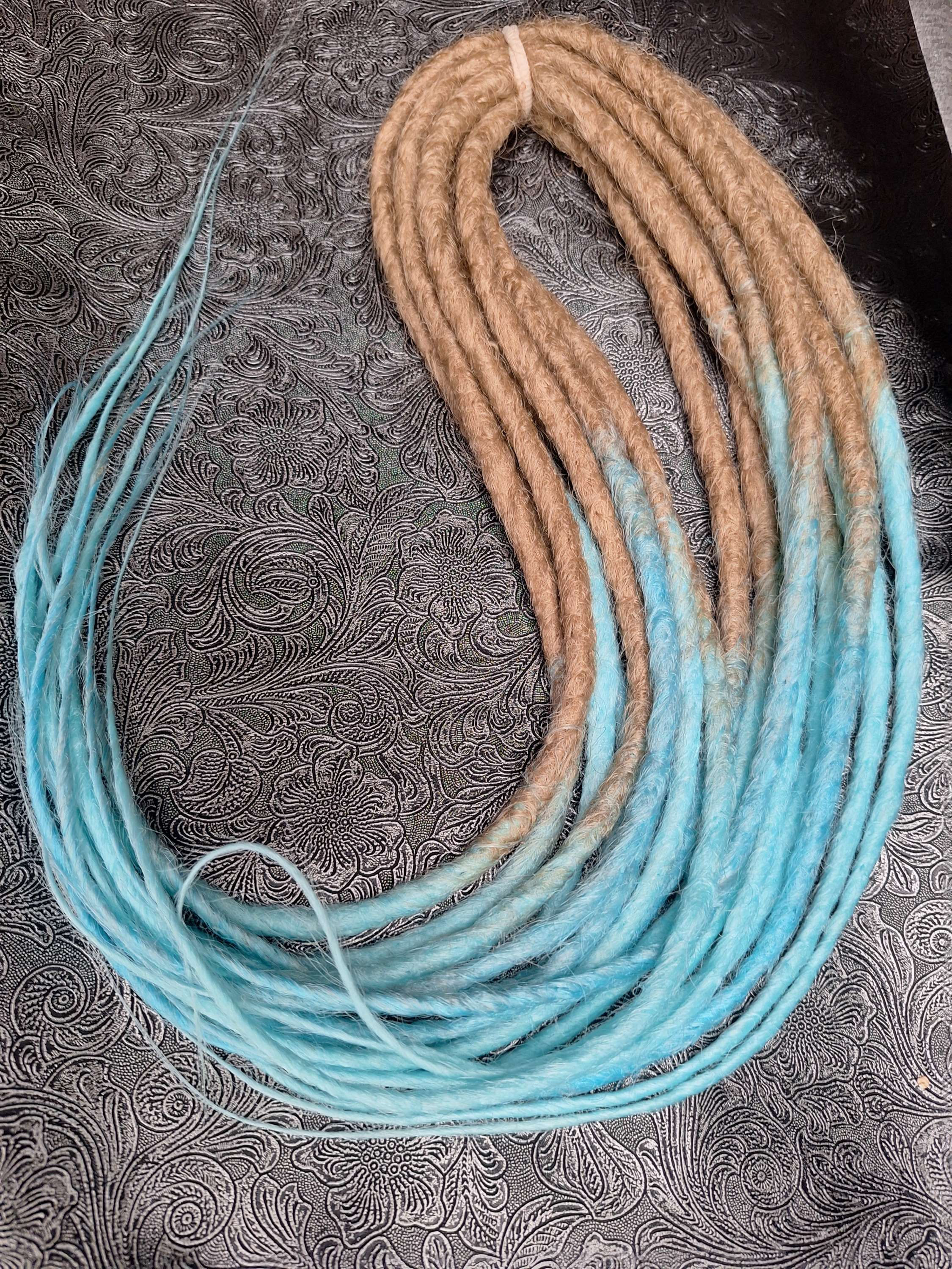 Double Ended Einzelverkauf hell Braun Blau Ombree