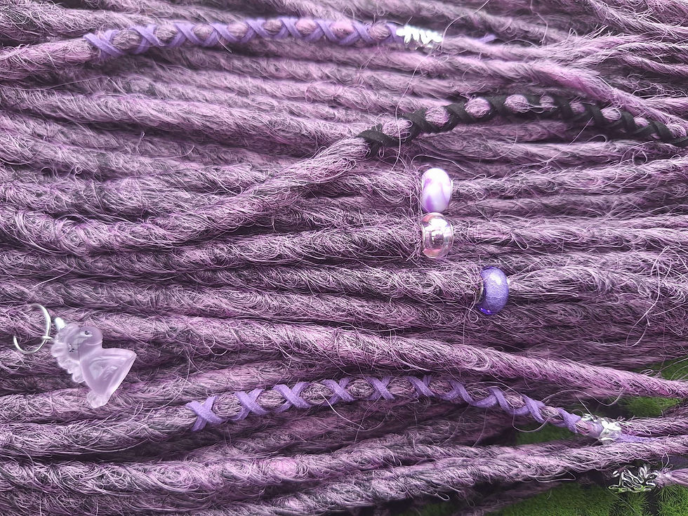 Miniaturbild: Dread Set Lila- Schwarz 