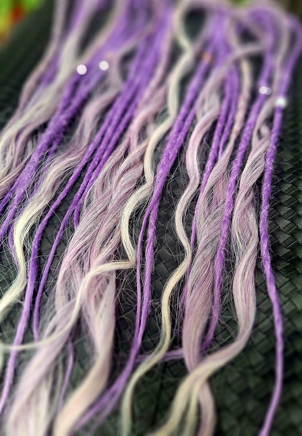 Miniaturbild: Dread Set Lila Farben 12 Stk 