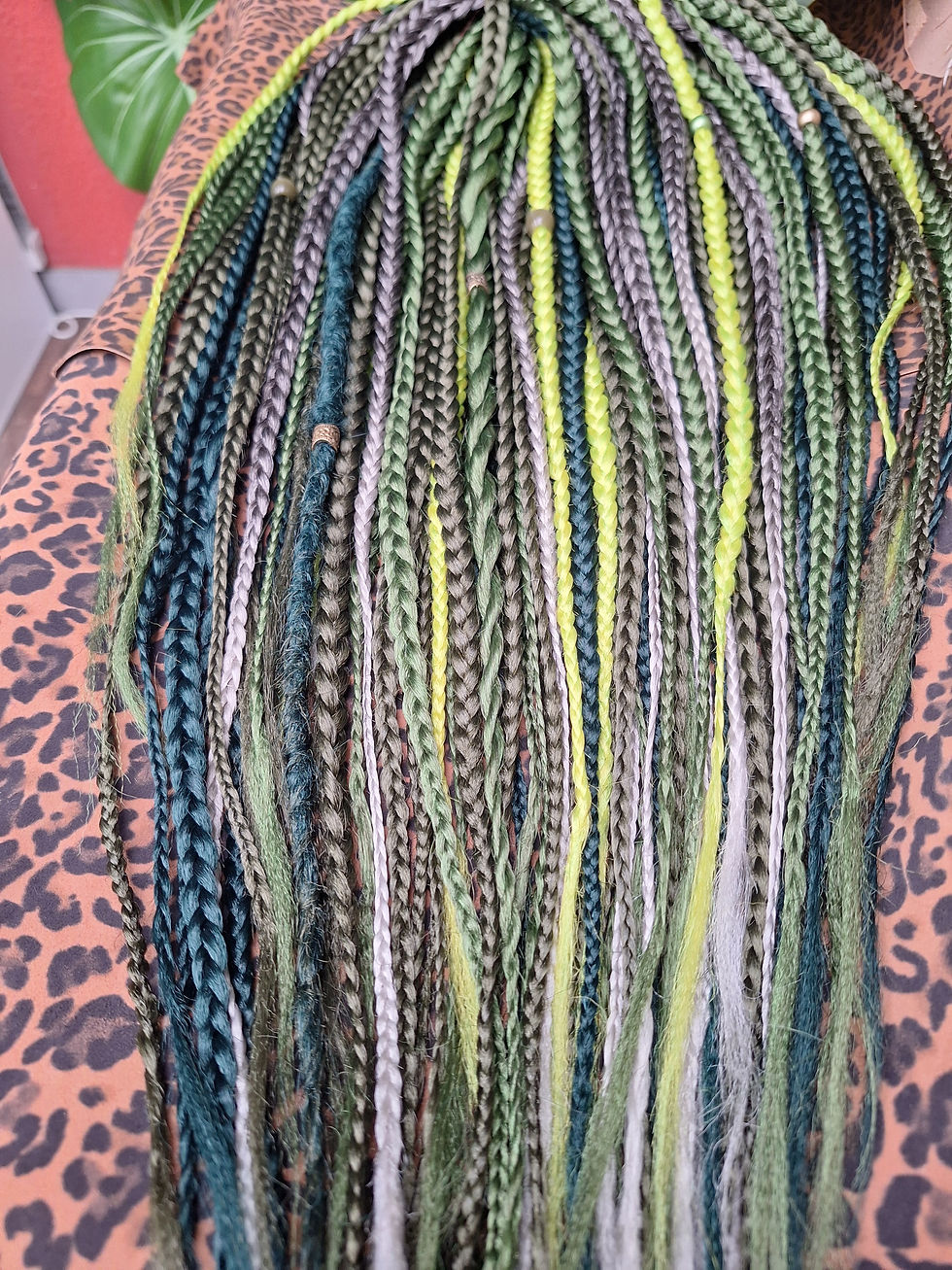 Miniaturbild: Braid Set Grün gemischt 