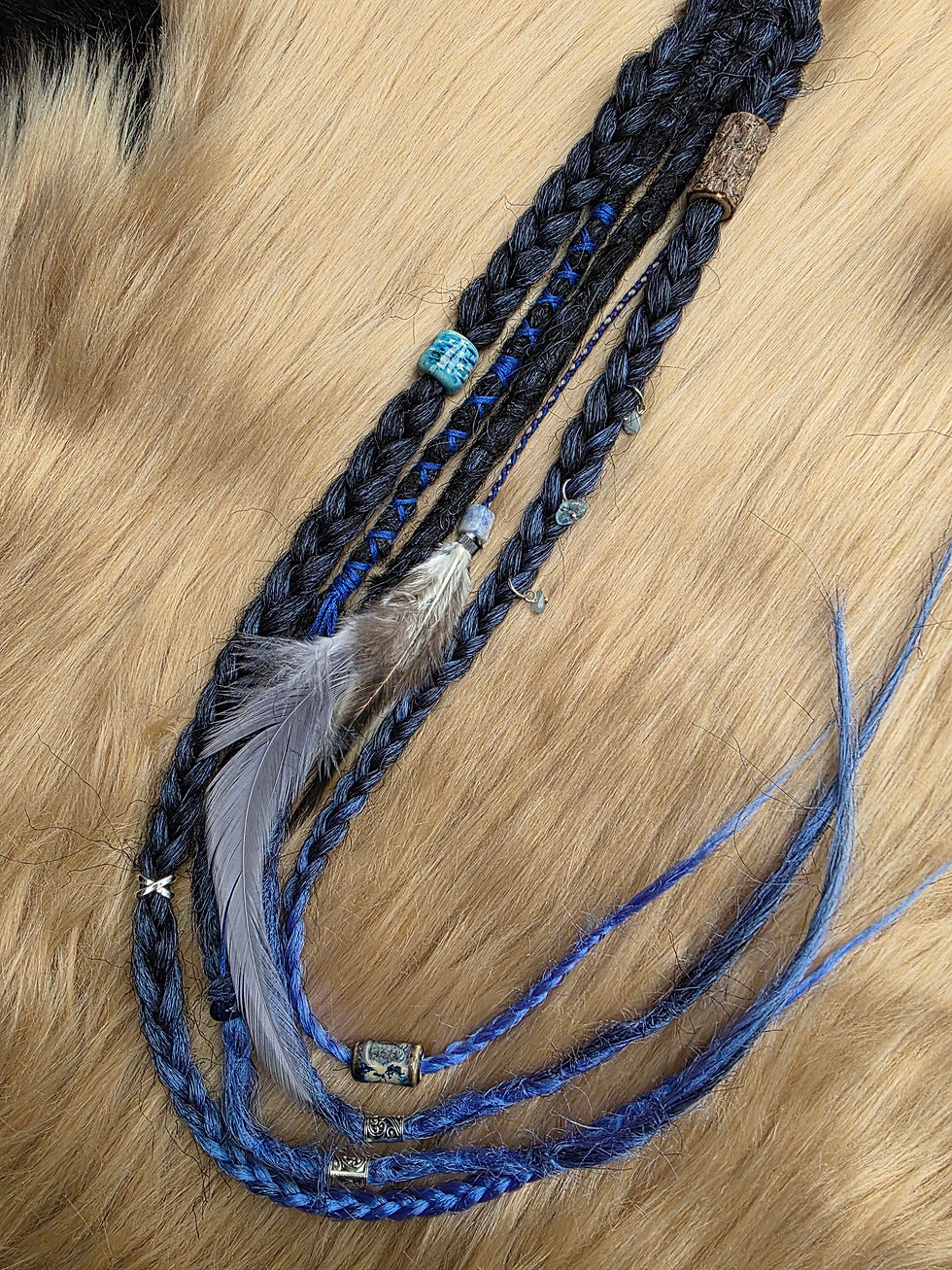 Miniaturbild: Clip Dread Schwarz Blau
