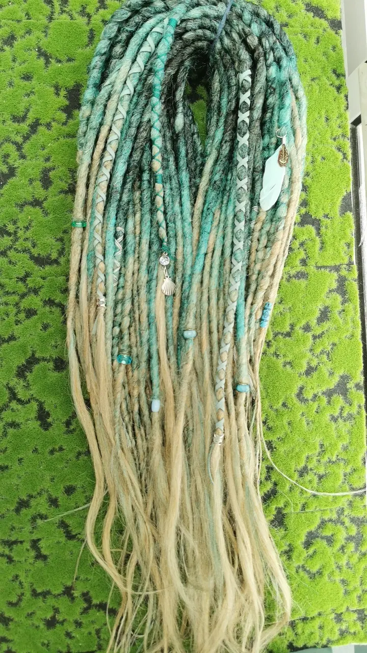 Miniaturbild: Dread Set Schwarz-Blau-Blond