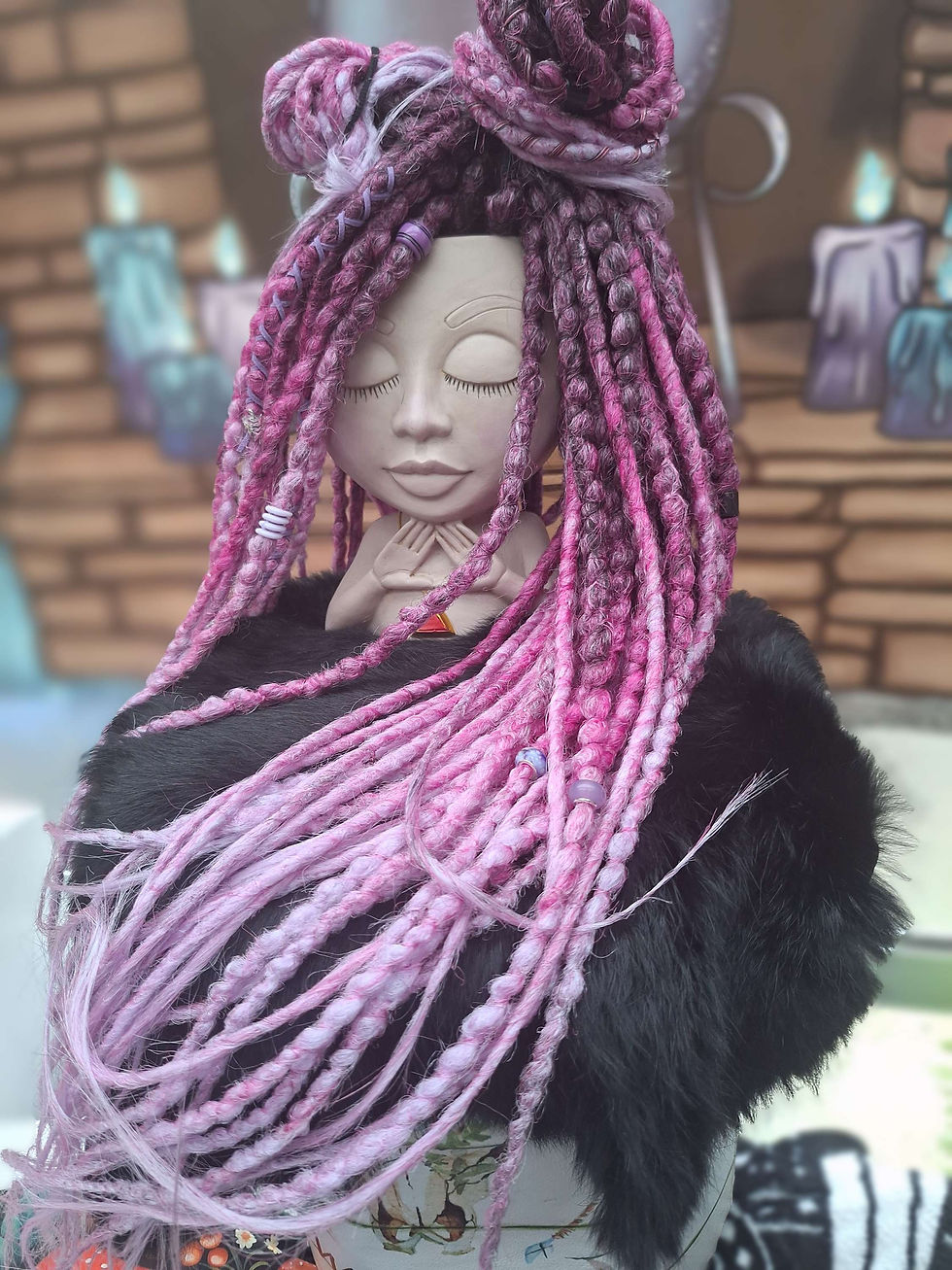 Miniaturbild: Dread Set Violett Gemischt
