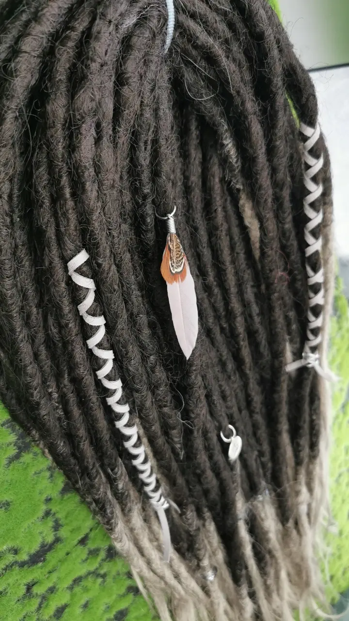 Miniaturbild: Dread Set Schwarz Grau Ombree