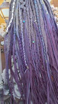 Miniaturbild: Braids /Dread Set Lila Violett Metallica❄️