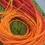 Miniaturbild: Dounle Ended Dreads Einzelverkauf Bordeaux rot -rot-orange