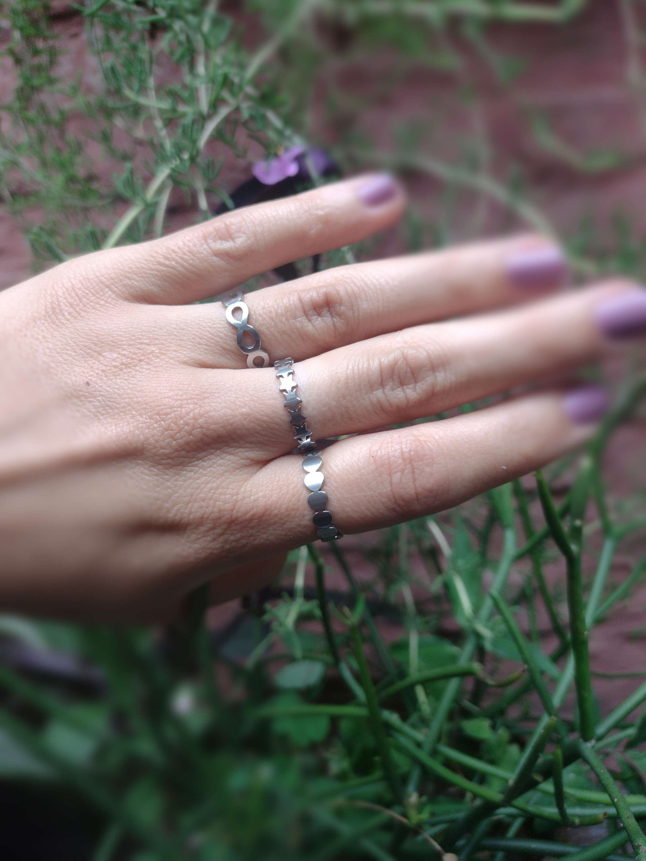 Anillos infinito Acero quirúrgico