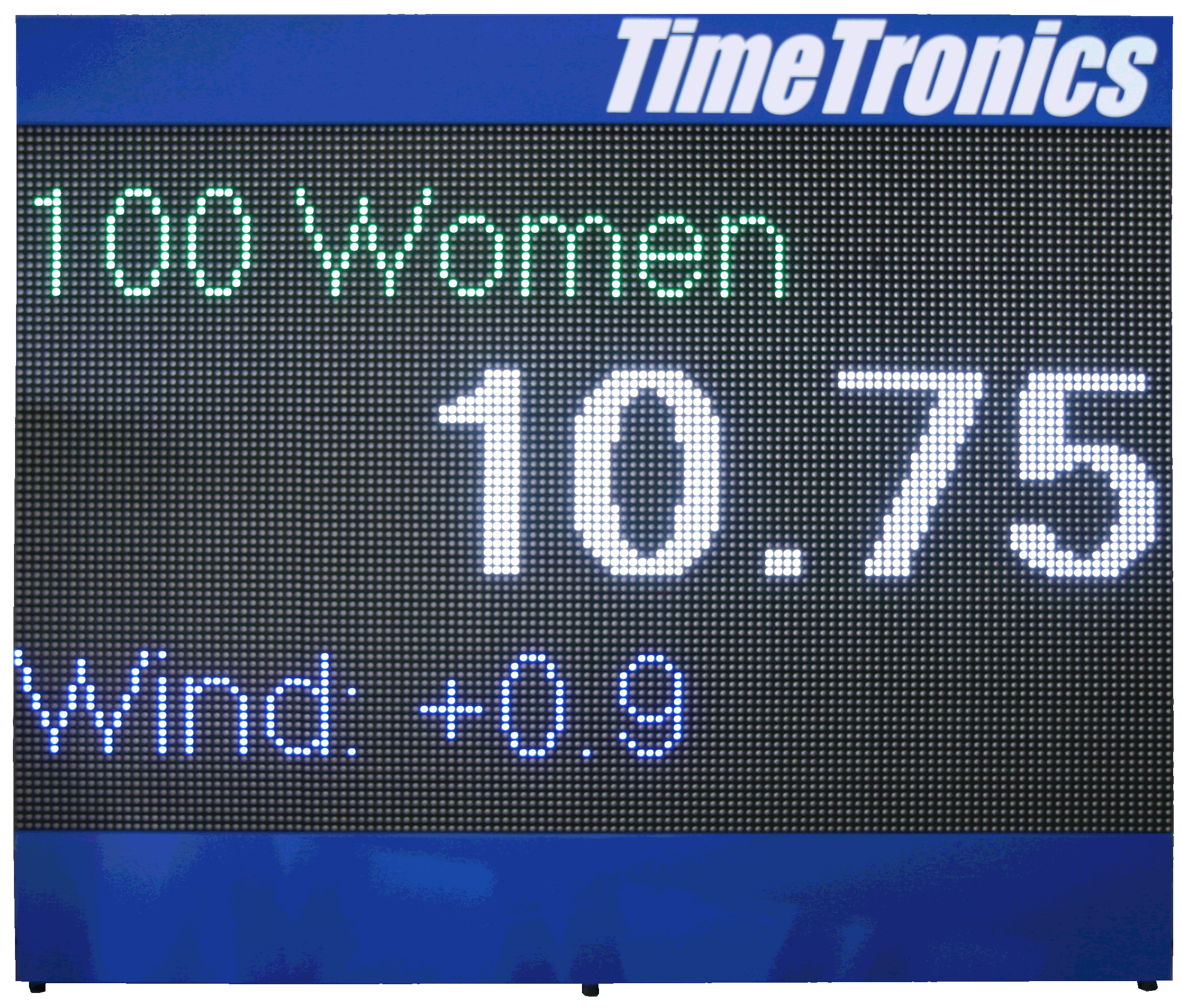 TTC466 LED Scoreboard 100m women