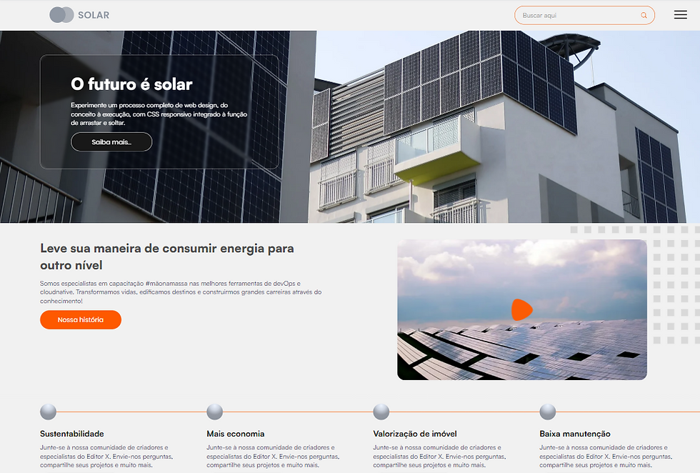 Web site Wix Webdesign Responsivo Energia Solar