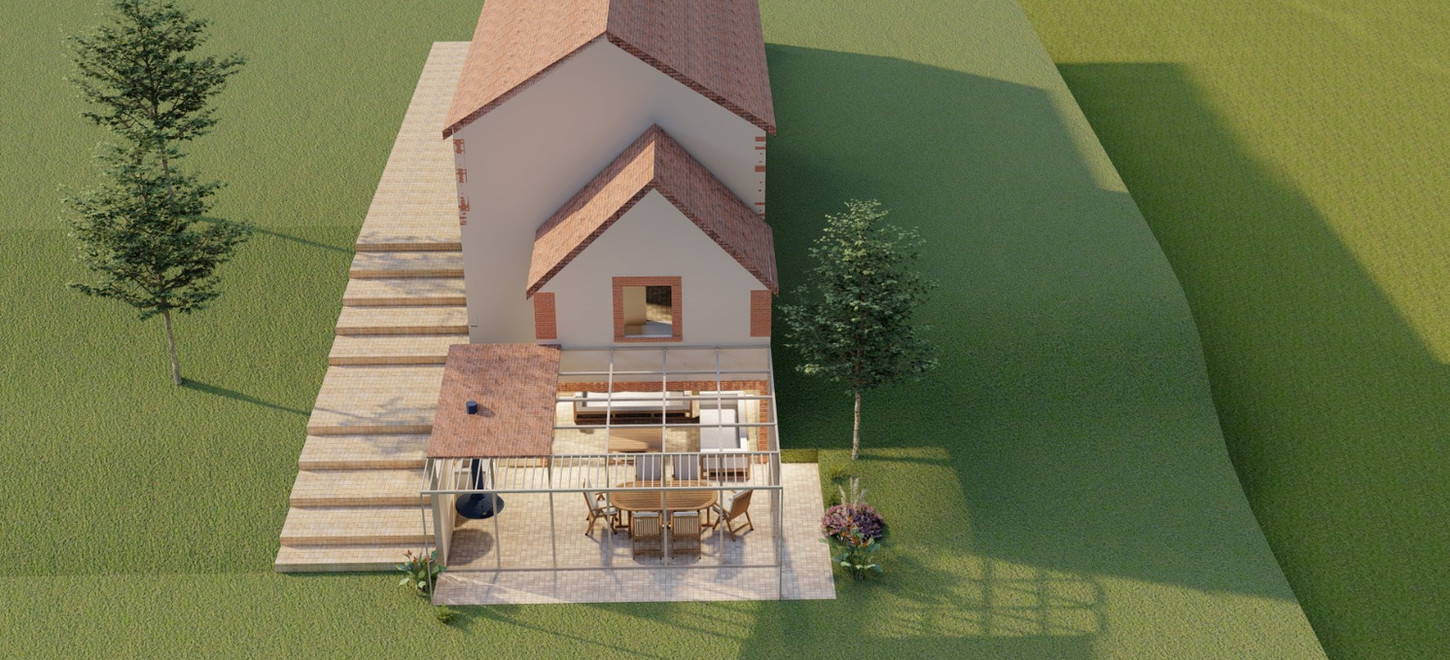 Tourouvre Au Perche renovation d´un corps de ferme