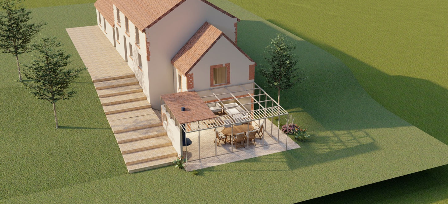 Tourouvre Au Perche renovation d´un corps de ferme