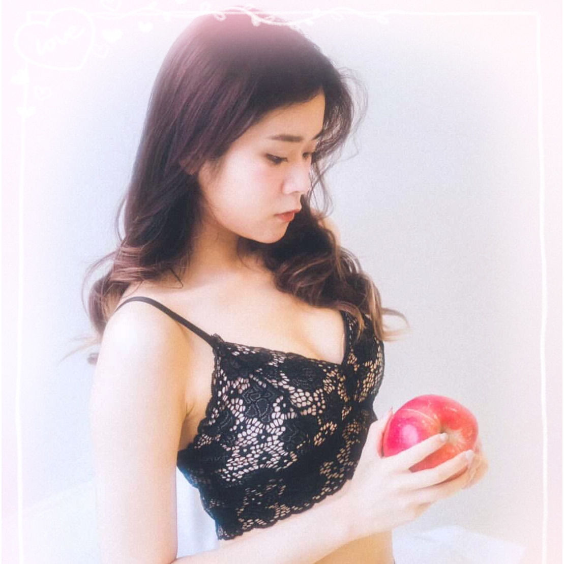 太妃糖細肩帶蕾絲無鋼圈內衣套裝 🌸 𝔖𝔴𝔢𝔢𝔱 𝔗𝔬𝔣𝔣𝔢𝔢 𝔏𝔞𝔠𝔢 𝔅𝔯𝔞𝔩𝔢𝔱𝔱𝔢