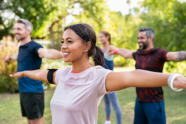 Heathy outdoor fitness