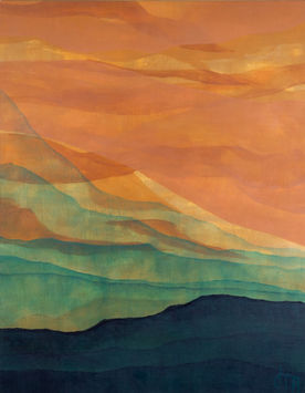 art contemporain peinture abstraction paysage fine art