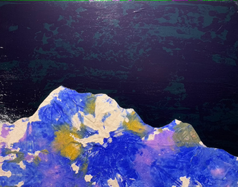 Nuit I, 2022, Technique mixte, 27x35 cm,
Jenna Martin Rossi