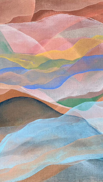 art contemporain peinture abstraction paysage