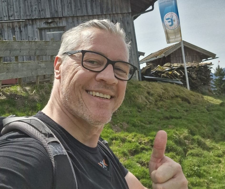 Foto von Wolfgang beim Wandern