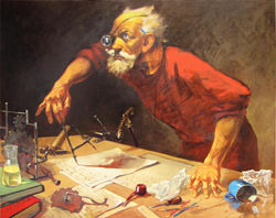 Изобретатель вечного двигателя.