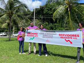 Sindimed presente em manifestação contra arrocho salarial dos médicos e demais servidores do Estado