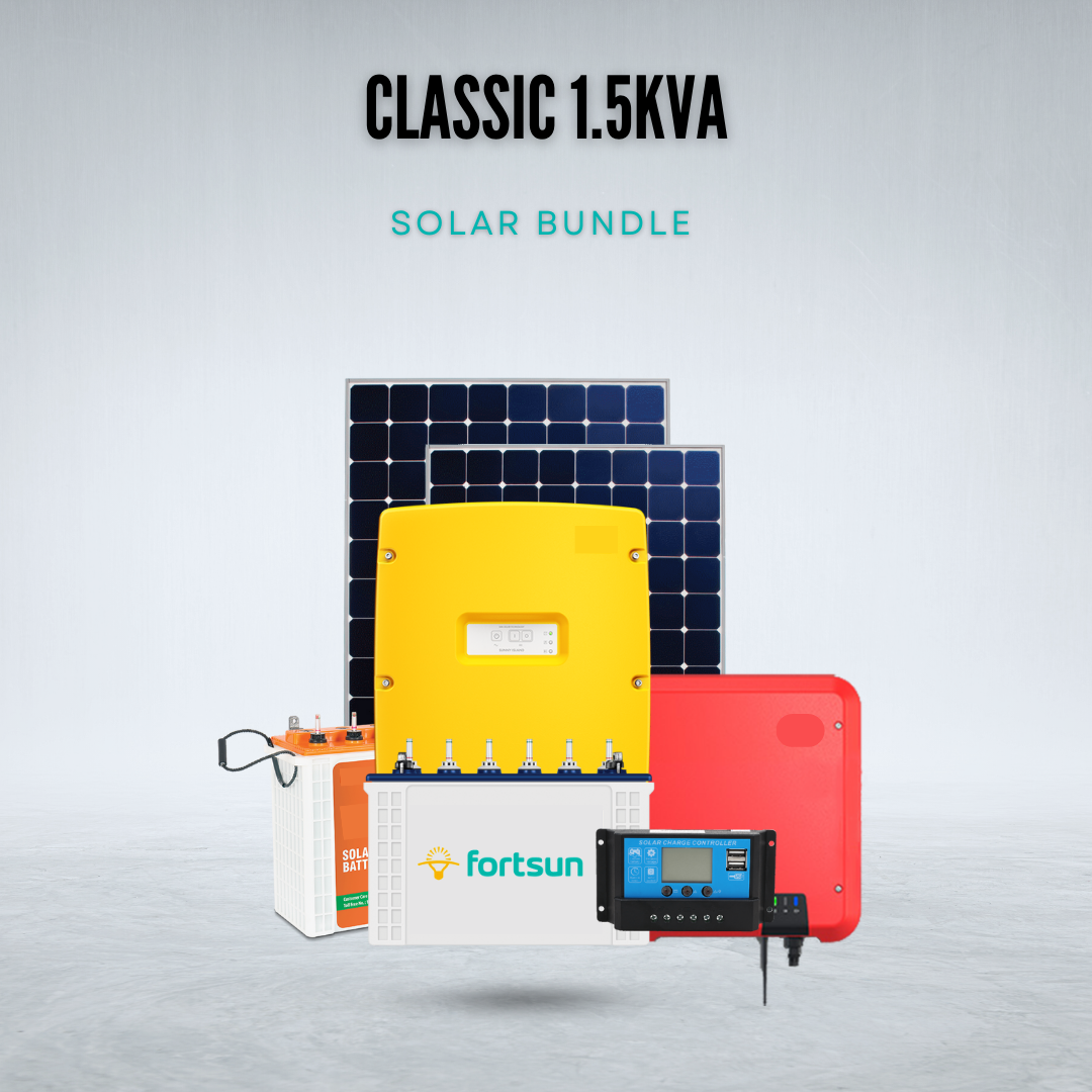 1.5KVA SOLAR INVERTER (With Panels)