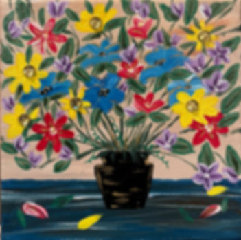 Vase of Floral  Bling