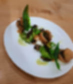 Les P'tits Choux aux Escargots Bio de Trémontagne , Morille , Fèves et Ail des Ours