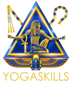 Yoga Skills Kemetic Yoga Logo Merged T-S