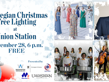 Save the Date for our Annual Norwegian Christmas Tree Lighting at Union Station