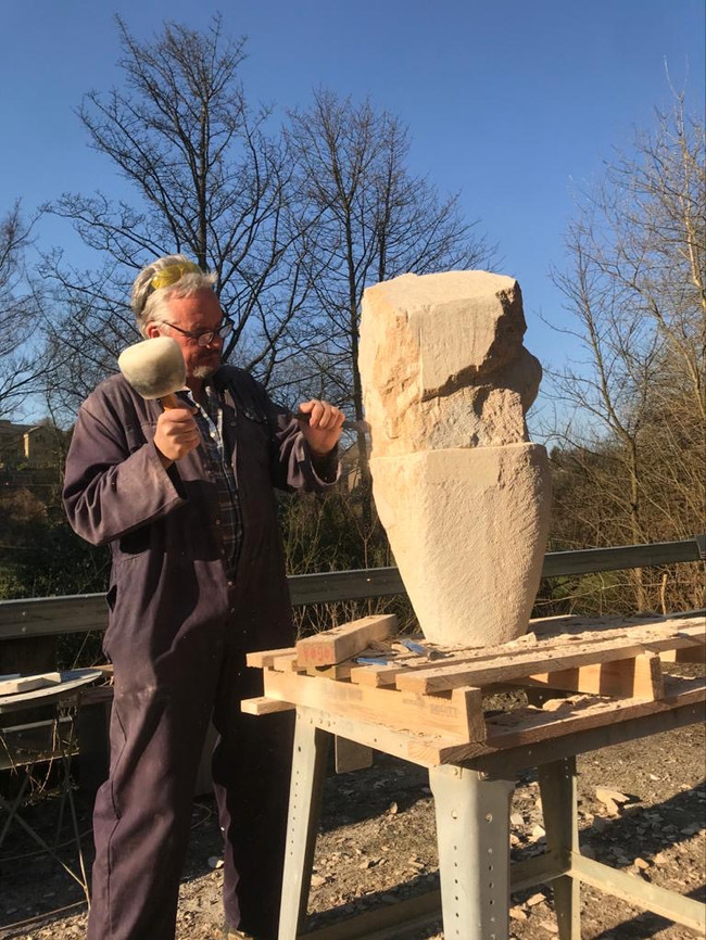 Carving At The Studio