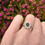 Thumbnail: Sapphire and diamond ring in 9ct yellow gold (Size UK M.5)