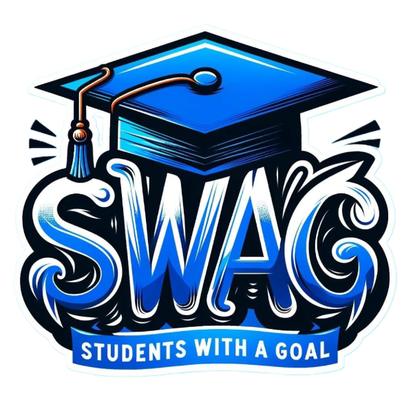 Students With A Goal logo representing empowerment and education.
