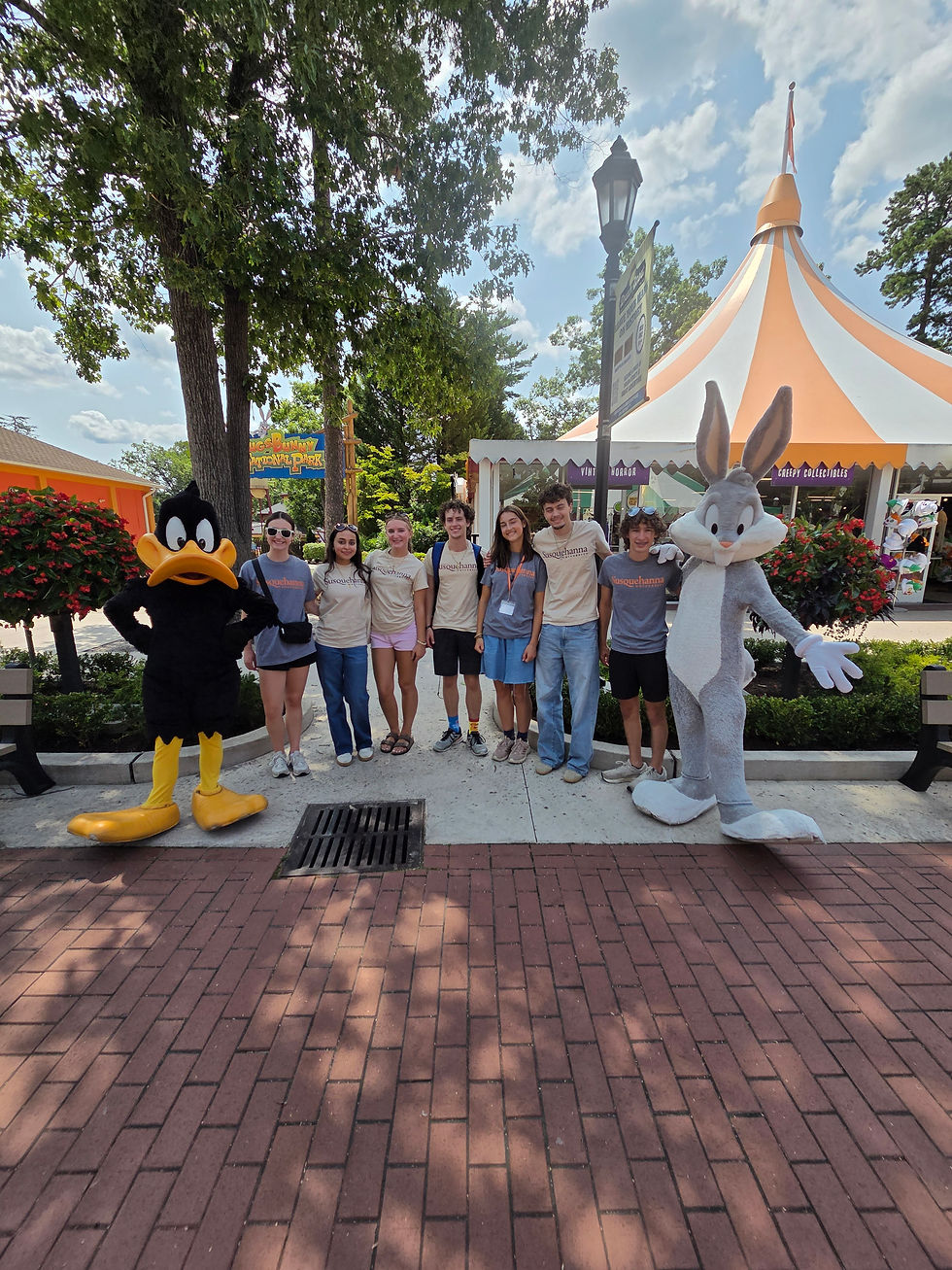 With Bugs & Daffy