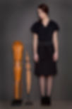 schwarzes Kleid aus der urban speed Kollektion Homestory