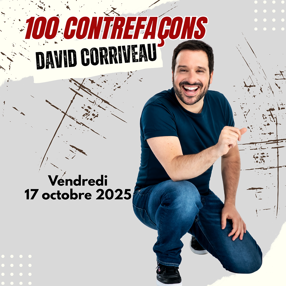 David Corriveau au Carrefour -  100 Contrefaçons