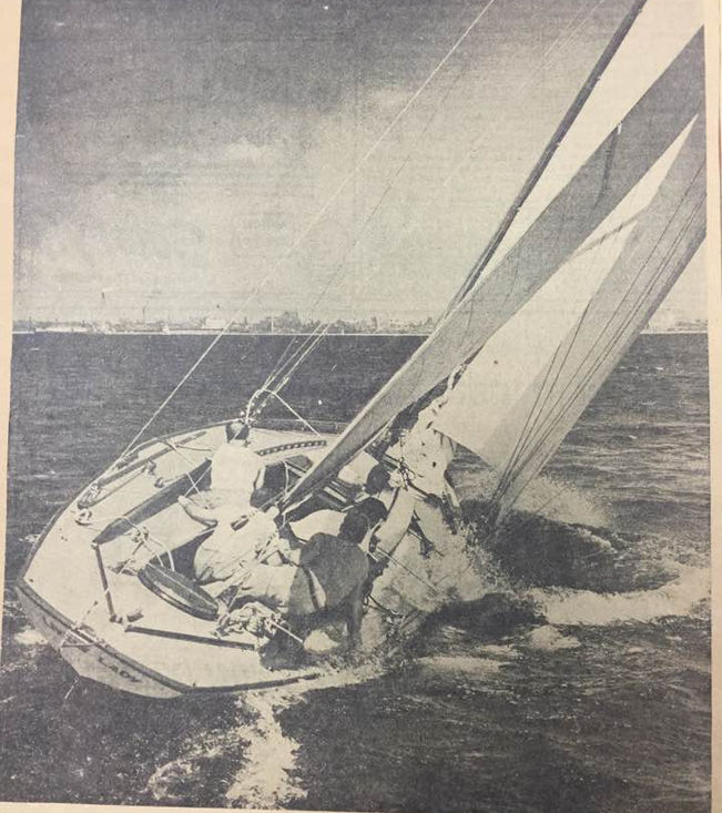 Q7 Falcon, Lively Lady, SSYC, Close Hauled