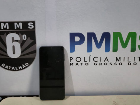 Celular rastreado é recuperado pela Polícia Militar em residência no bairro Dom Bosco, em Corumbá