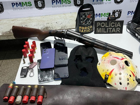 Homem é preso após ameaçar crianças com espingarda e tentar colocá-las em caminhonete em Corumbá